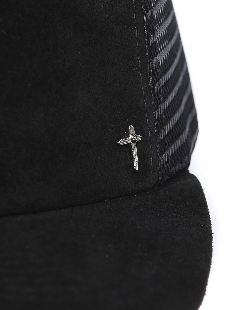 BLACKSUEDETRUCKERHAT