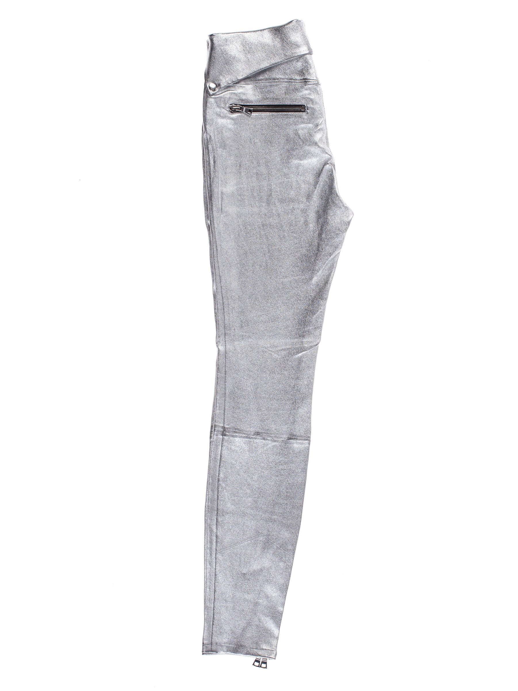 Diavolina Biker Pants (Argent)