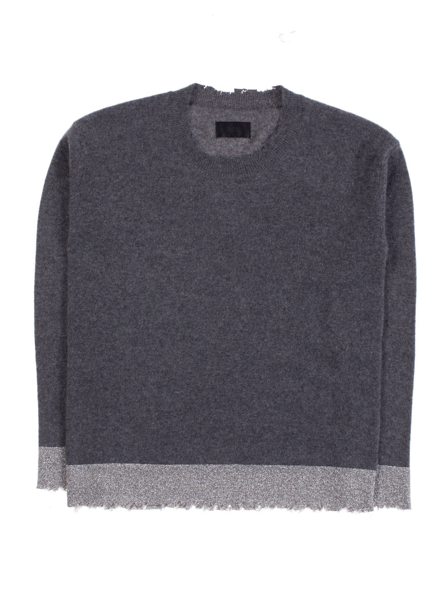 Charlotte Crewneck Sweater (Grey Silver)