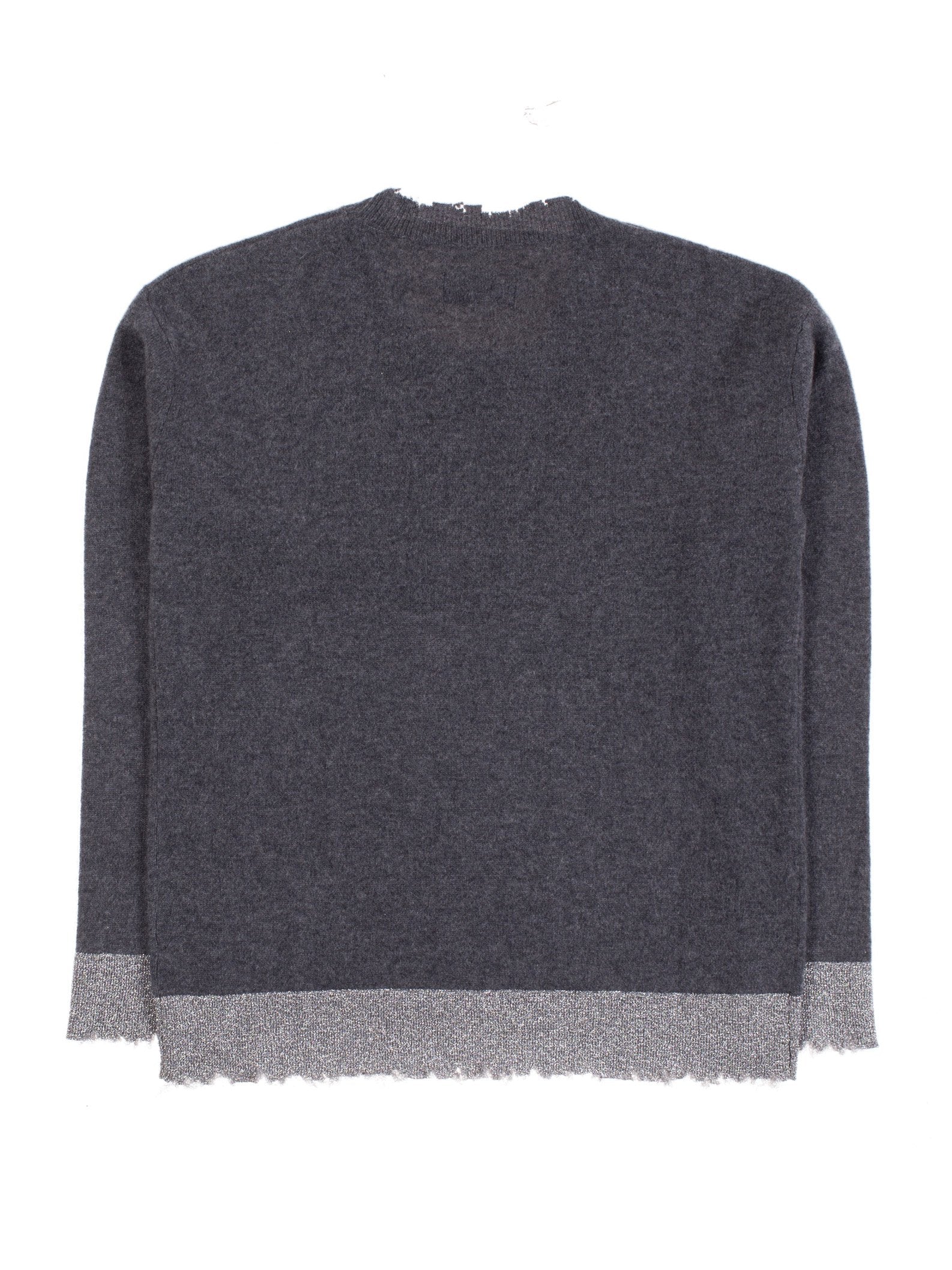 Charlotte Crewneck Sweater (Grey Silver)