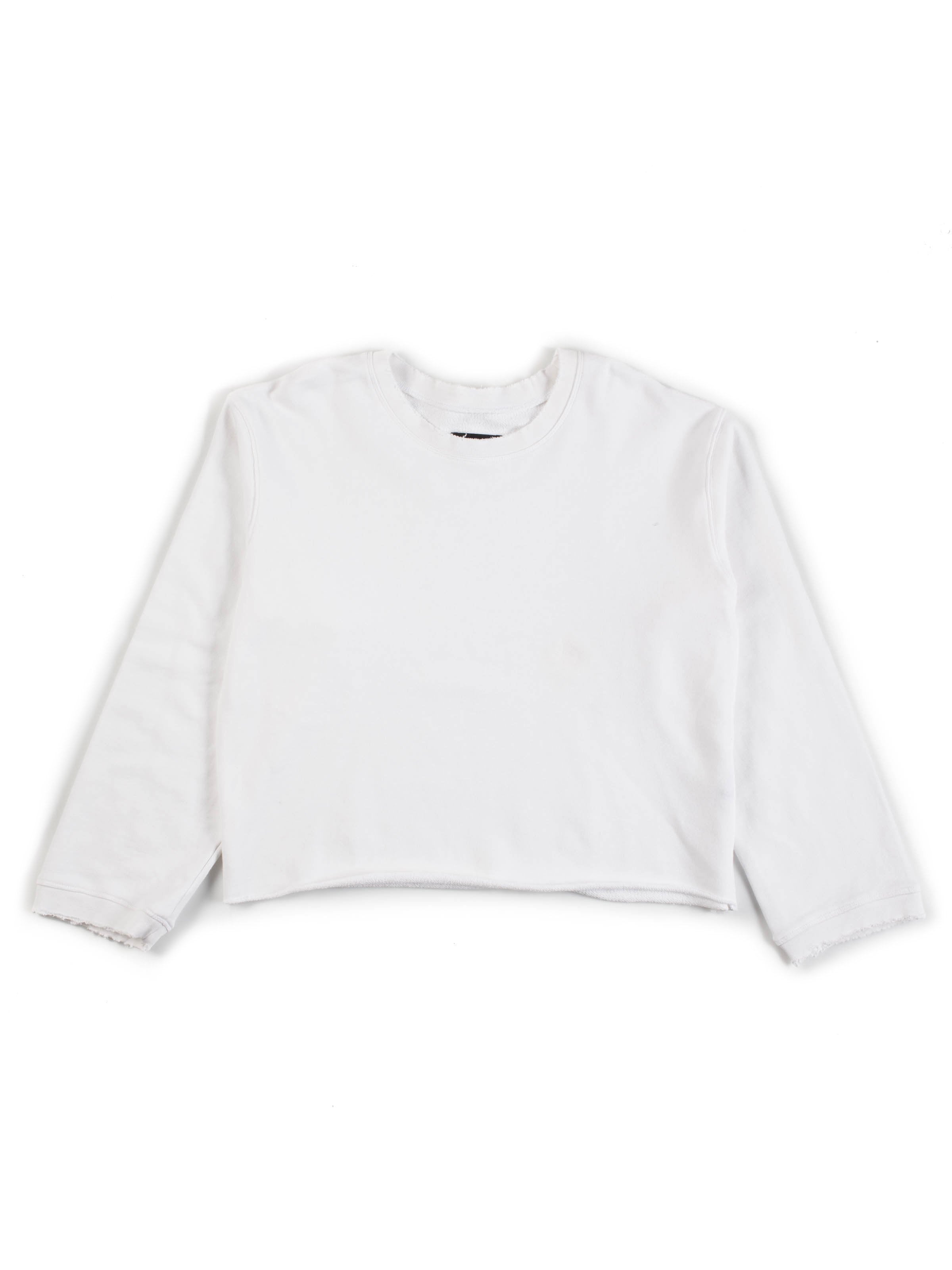 Maurice Crop Sweatshirt (Powder)