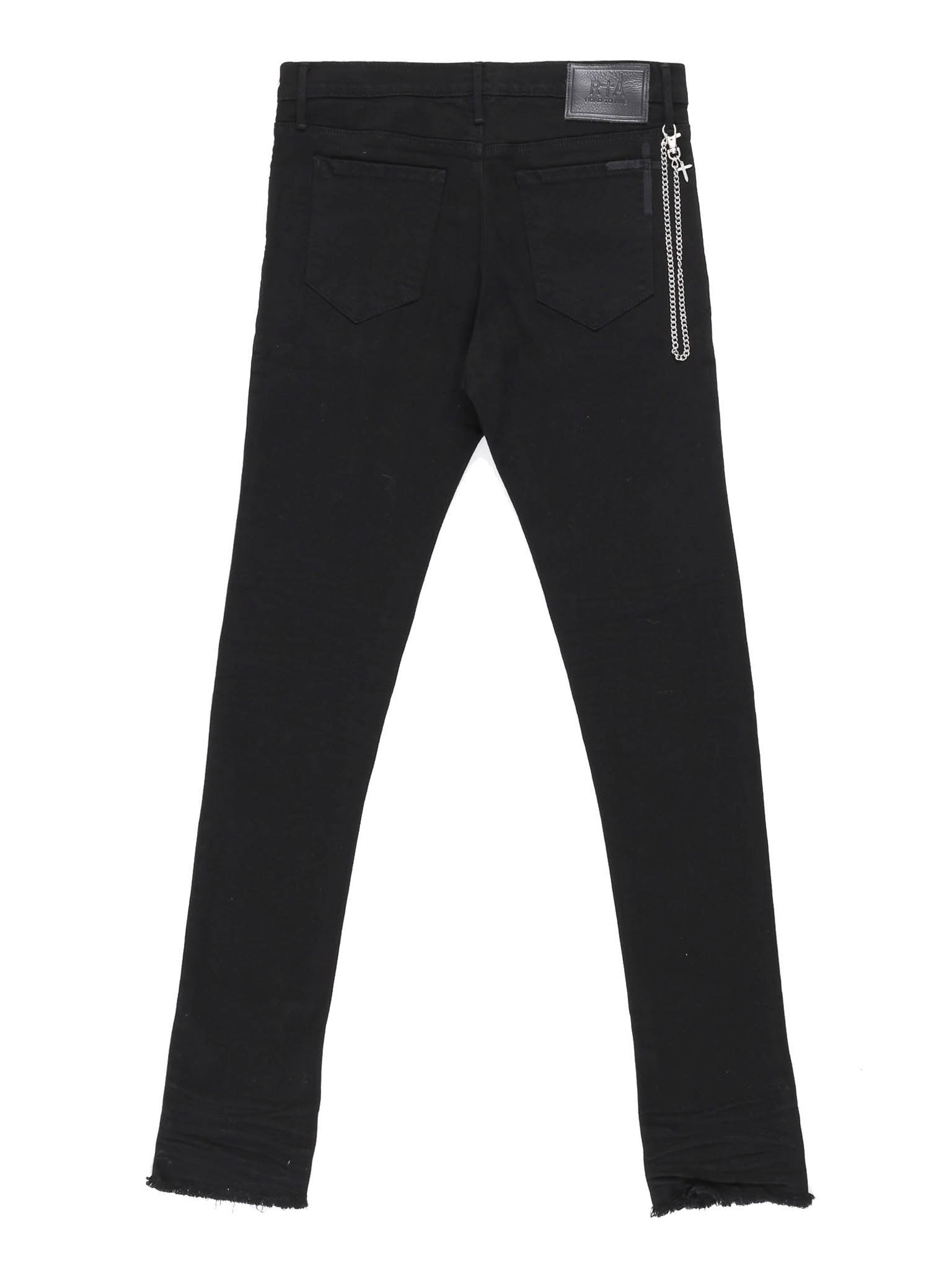 Mens Raw-Edge Jeans