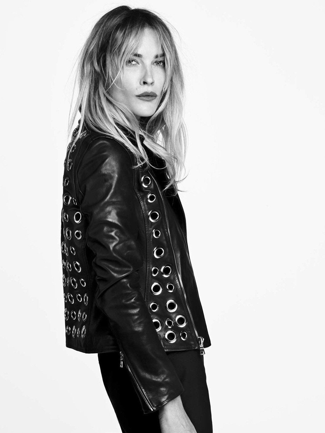 Cleo Eyelit Jacket (Noir)